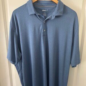 Johnnie-O Men's Performance Golf Shirt / Blue / XXL